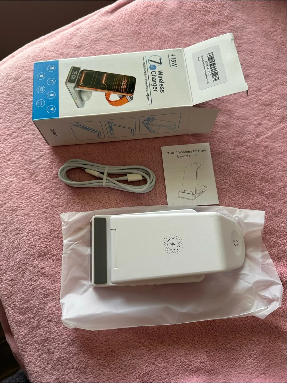 7-in-1 Wireless Charger - White